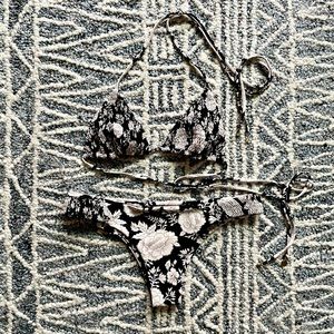 Tori Praver floral bikini